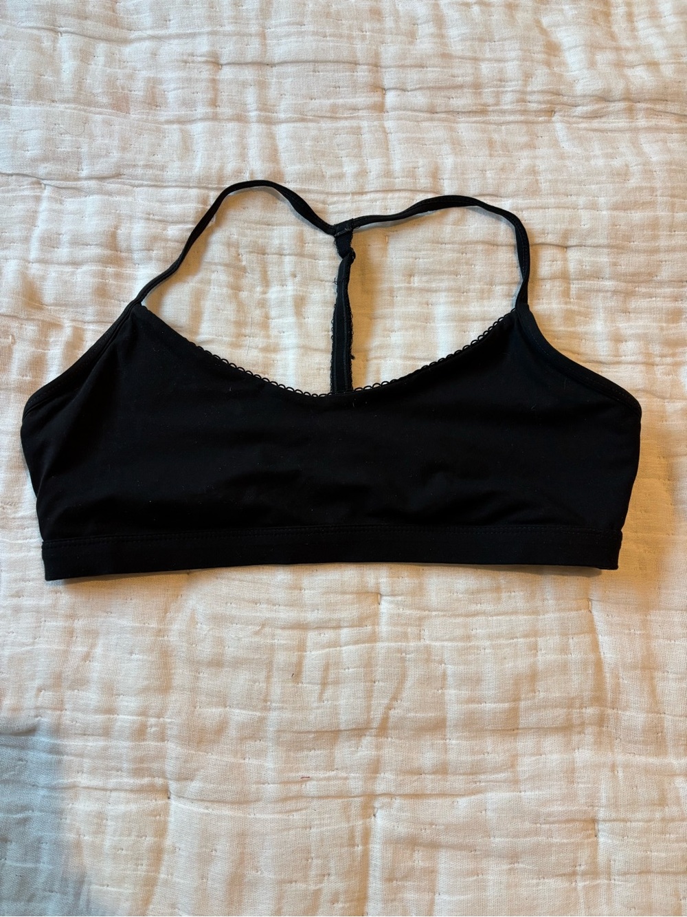 Fabletics Black Racerback Bralette - Women’s Sportswear